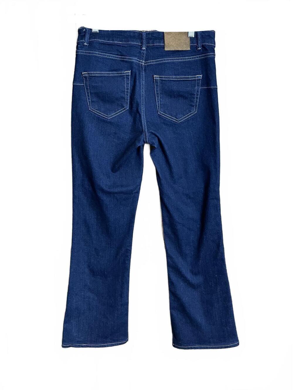 Zara dark wash bootcut denim jeans size 8 - Picture 3 of 6